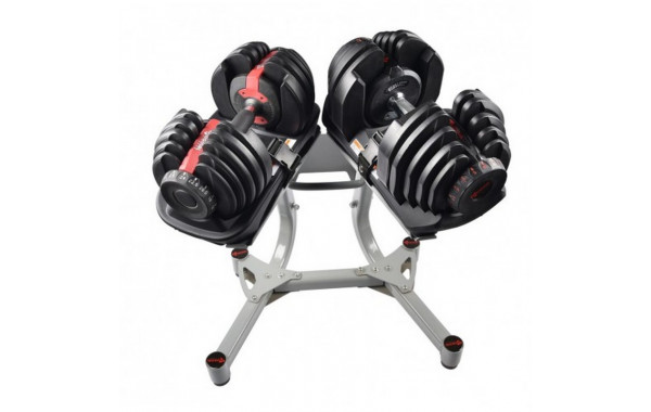 Стенд для регулируемых гантелей Original Fitness 24/40 кг 600_380