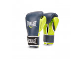 Перчатки тренировочные Everlast Powerlock 16 oz синий/зеленый P00000618