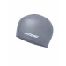 Шапочка для плавания Atemi kids silicone cap Asphalt grey KSC1GY серый 75_75