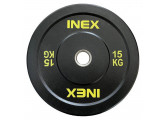Бампированный диск 15кг Inex Hi-Temp TF-P4001-15 черный-желтый