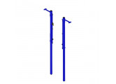 Стойки волейбольные универсальные круглые пристенные с системой натяжения (цвет синий) Dinamika ZSO-004267