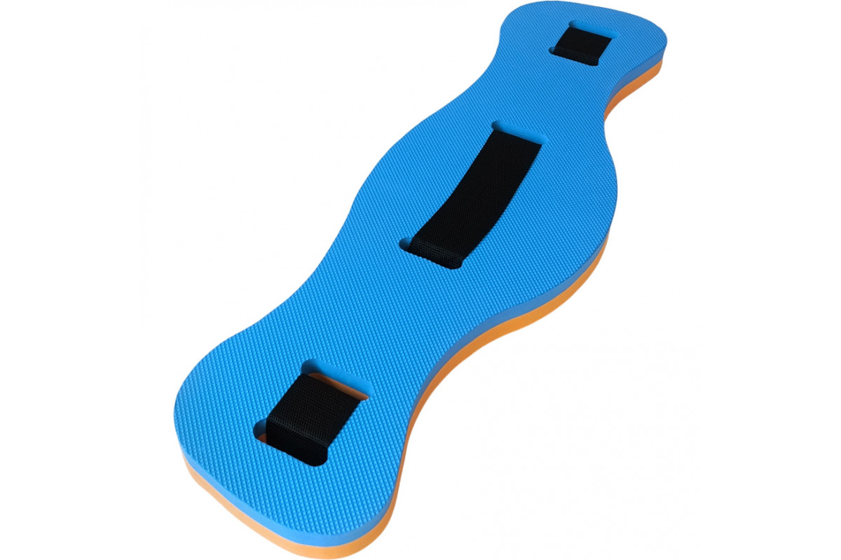 Пояс страховочный 2-х цветный 72х22х4см для аквааэробики Sportex E39342 сине\оранжевый 1200_800