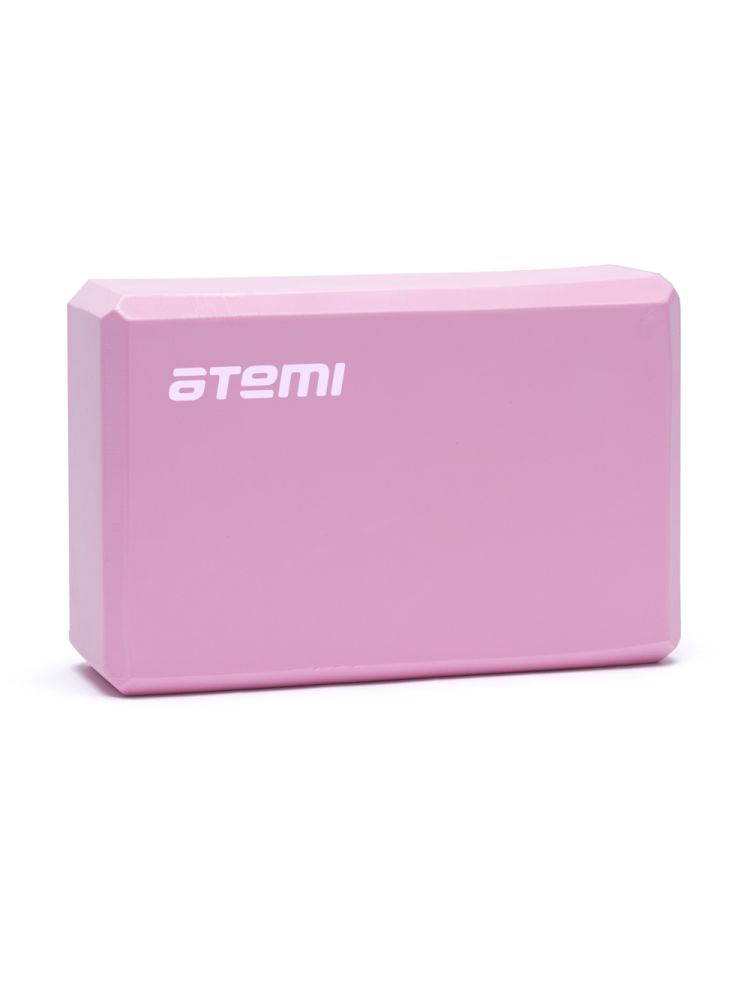Блок для йоги Atemi 22,5х14,5х7,5 см AYB01P розовый 750_1000