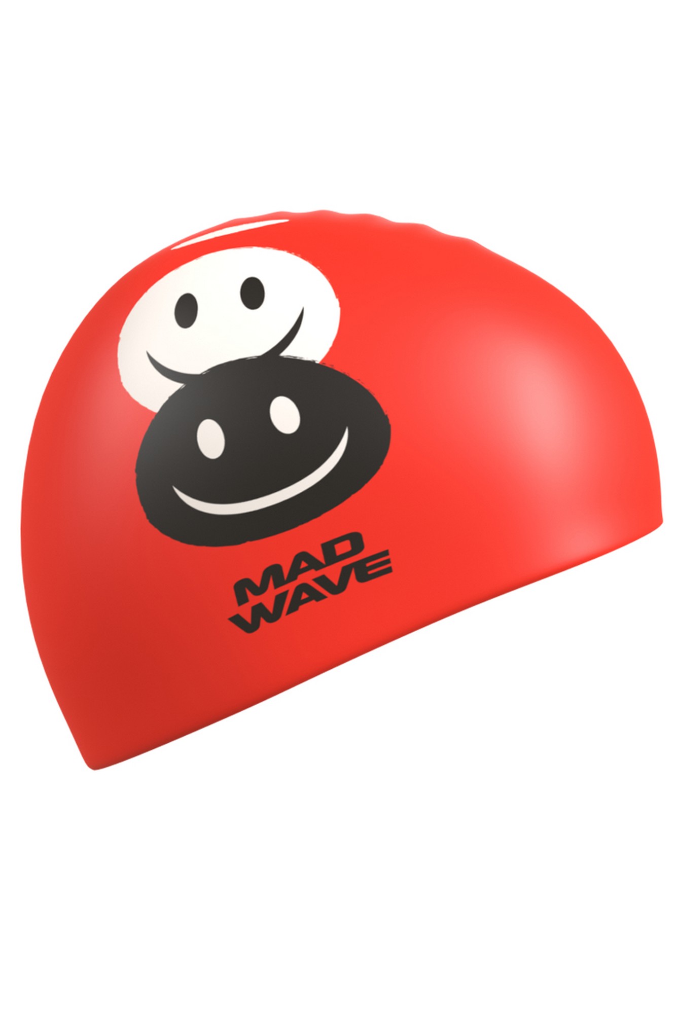 Юниорская силиконовая шапочка Mad Wave Emoji M0573 08 0 05W красный 1333_2000