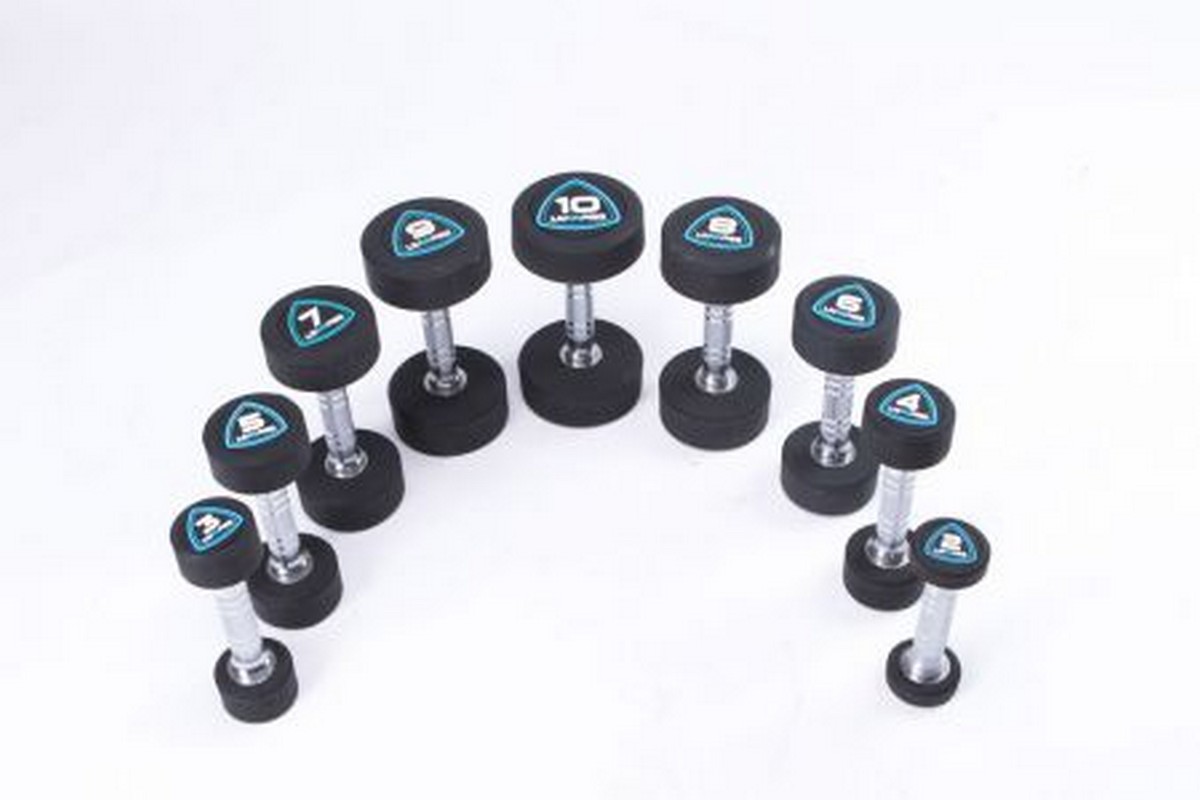 Гантели в уретане 6 кг Live Pro Studio Dumbbells LP8075-06 1200_800