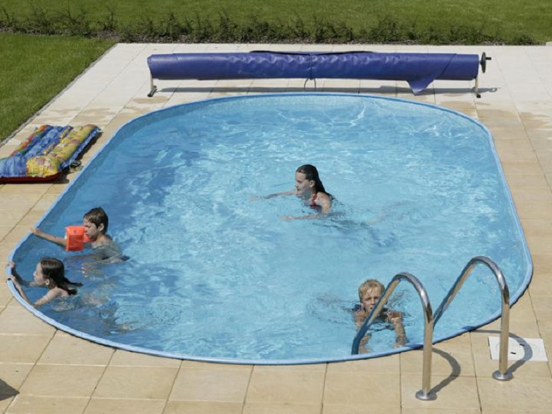 Морозоустойчивый бассейн Ibiza овальный глубина 1,5 м размер 9х5м, голубой 800_600